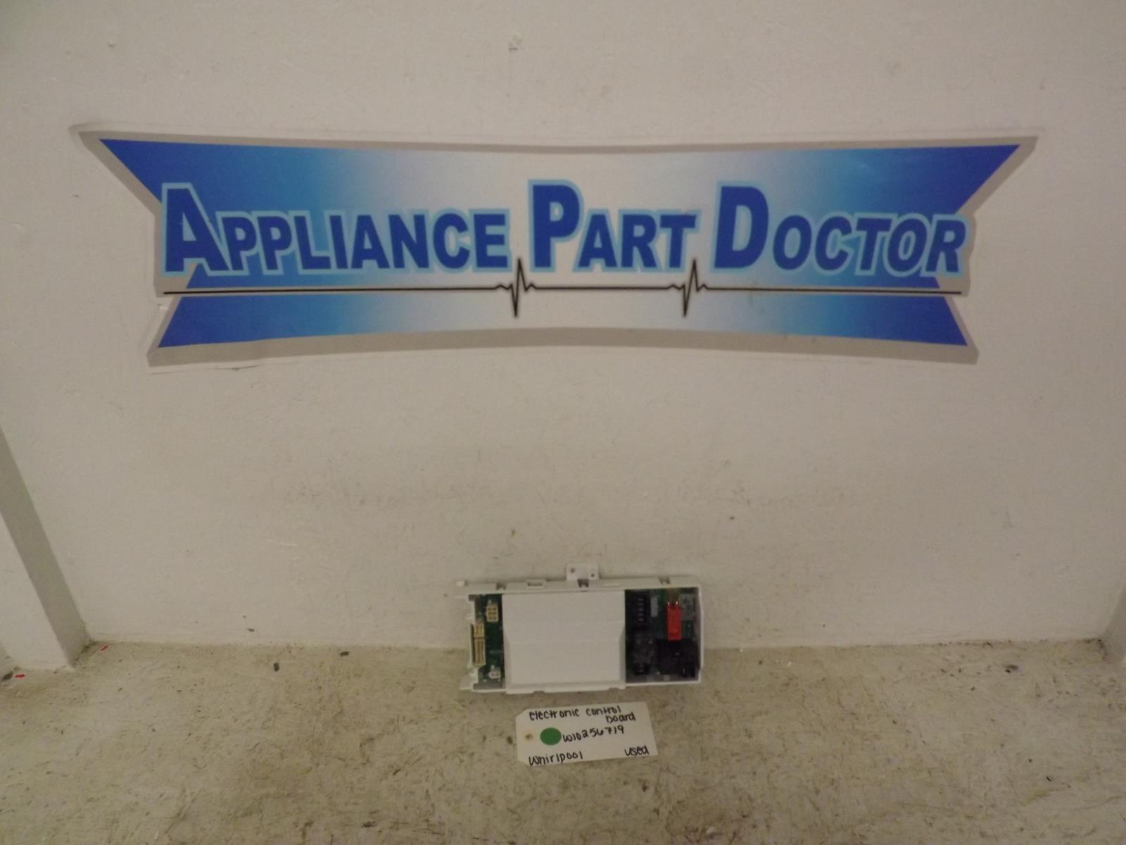Whirlpool Dryer W10256719 Electronic Control Board Used Whirlpool Dryer W10256719 Electronic Control Board Used